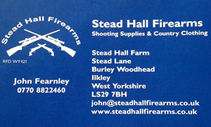 Stead Hall Firearms - 0770 8822460